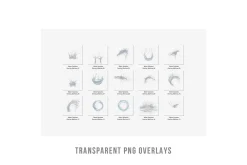 PNG water splashes digital overlays