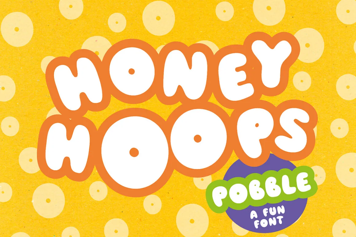 Pobble - a cartoon comic font!!!