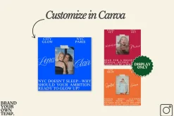 Podcast Canva Templates Aesthetic
