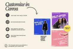 Podcast Canva Templates Aesthetic