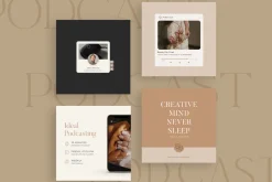 Podcast Instagram Creator CANVA PS