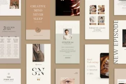 Podcast Instagram Creator CANVA PS