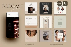 Podcast Instagram Creator CANVA PS