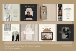 Podcast Instagram Creator CANVA PS