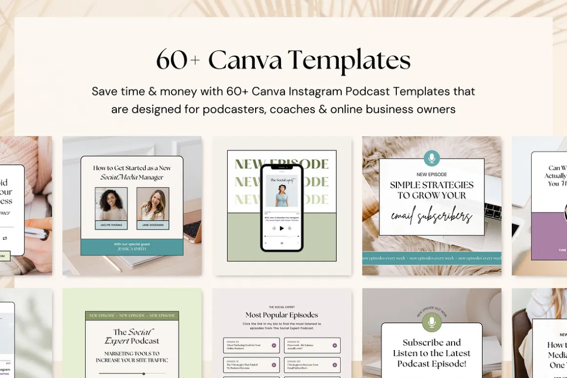 Podcast Promo Instagram Templates