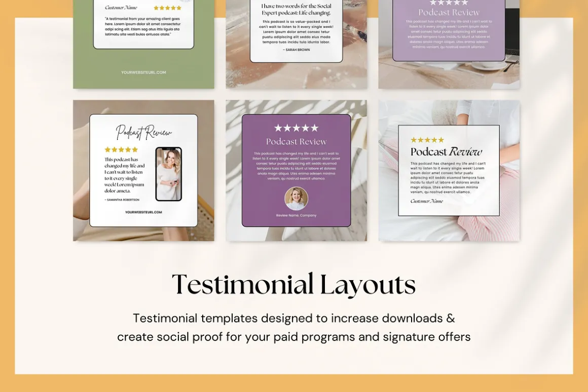 Podcast Promo Instagram Templates