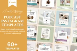 Podcast Promo Instagram Templates