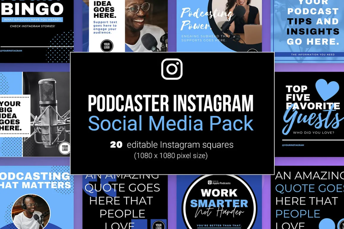 Podcast Social Media Templates