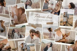 Polaroid Photo Collage Scrapbook