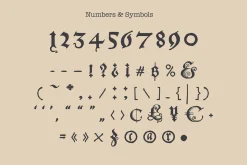 Polish Blackletter Schwabacher font