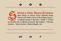 Polish Blackletter Schwabacher font