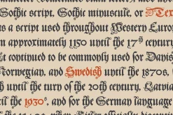 Polish Blackletter Schwabacher font