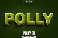 Polly 3D Text Effect