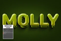 Polly 3D Text Effect