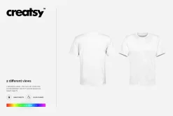 Polyester T-shirt Mockup Set