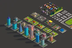 Polygonia City Low Poly Asset Pack