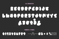 Poppoly Graffiti Bubble Display Font