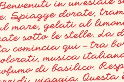 Portofino Gelateria Vintage Font Duo