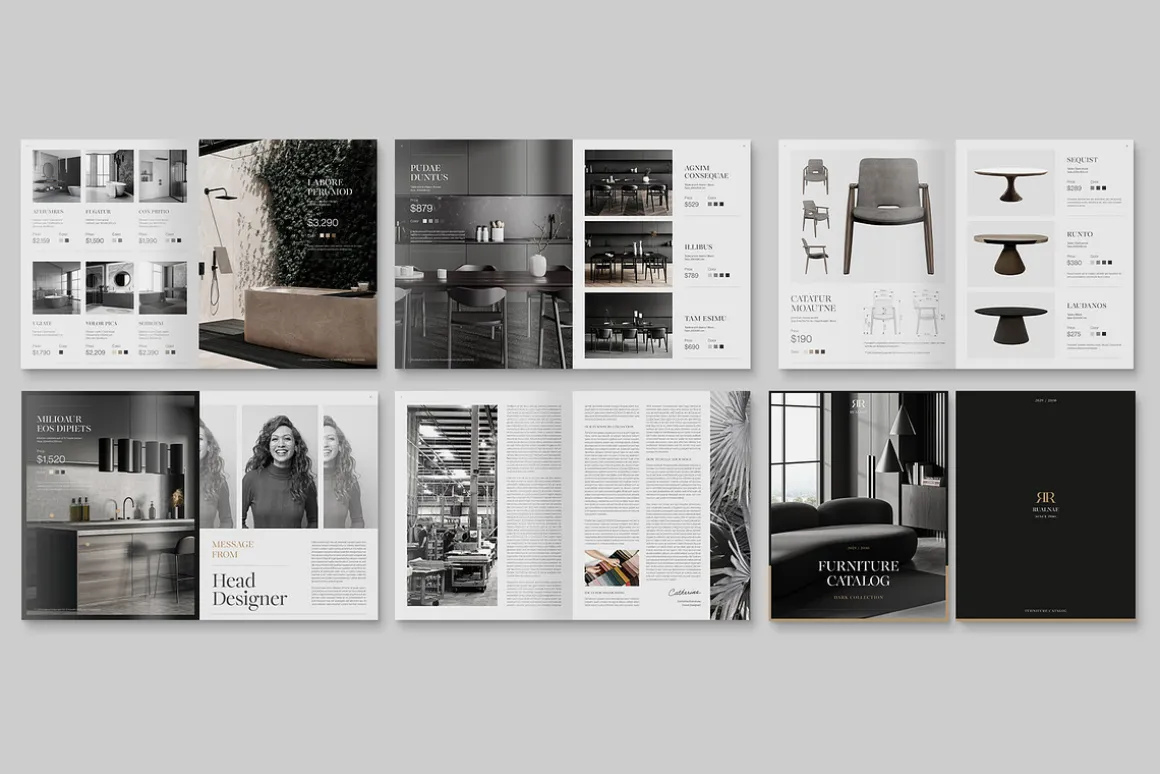 Portrait Catalog Template