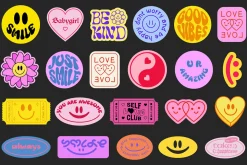 POSITIVE VECTOR STICKERS PACK VOL.1