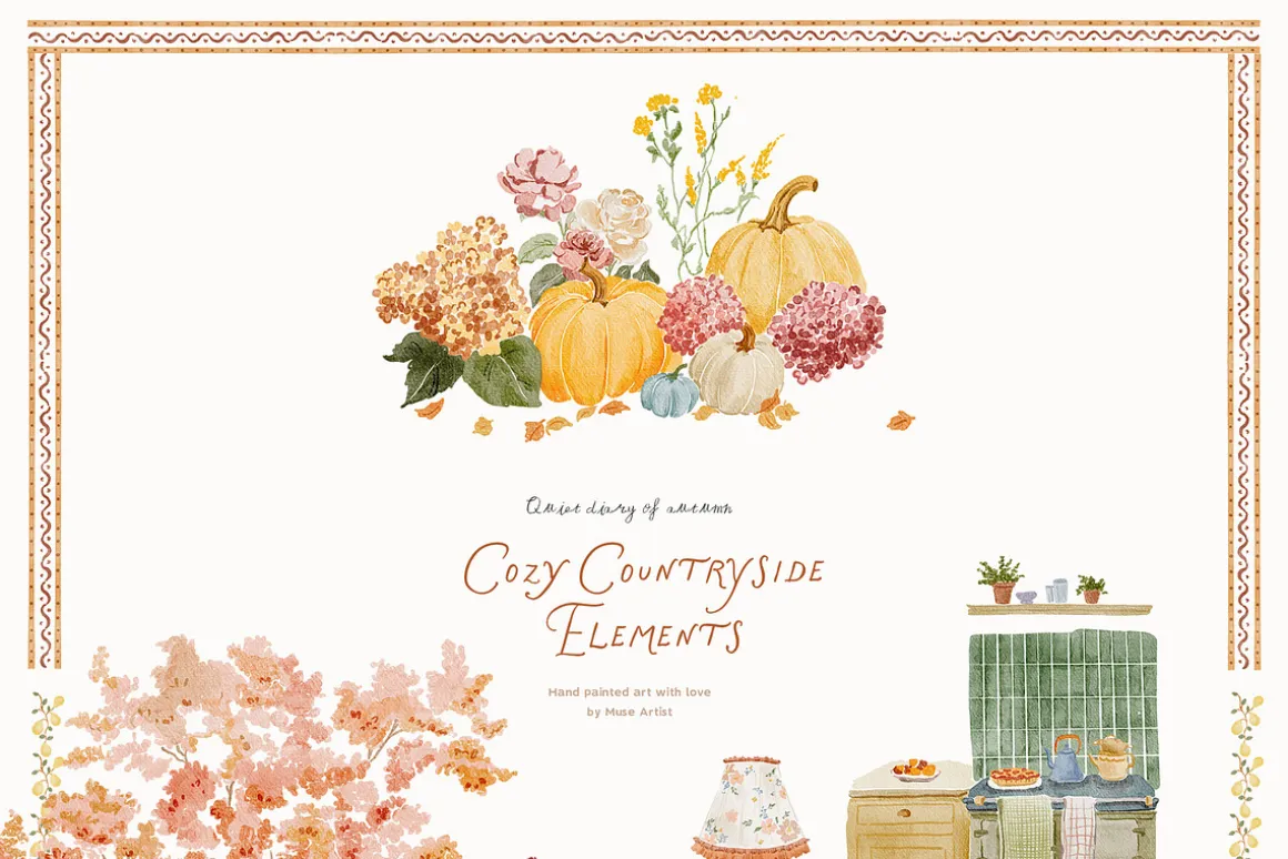Postcards from Cotswolds Clipart