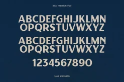 Preizton - Vintage Matchbooks Font