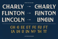 Preizton - Vintage Matchbooks Font