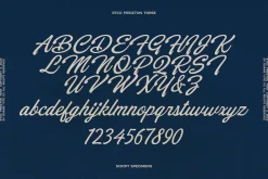 Preizton - Vintage Matchbooks Font
