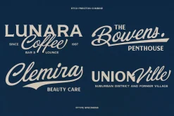 Preizton - Vintage Matchbooks Font