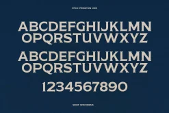Preizton - Vintage Matchbooks Font
