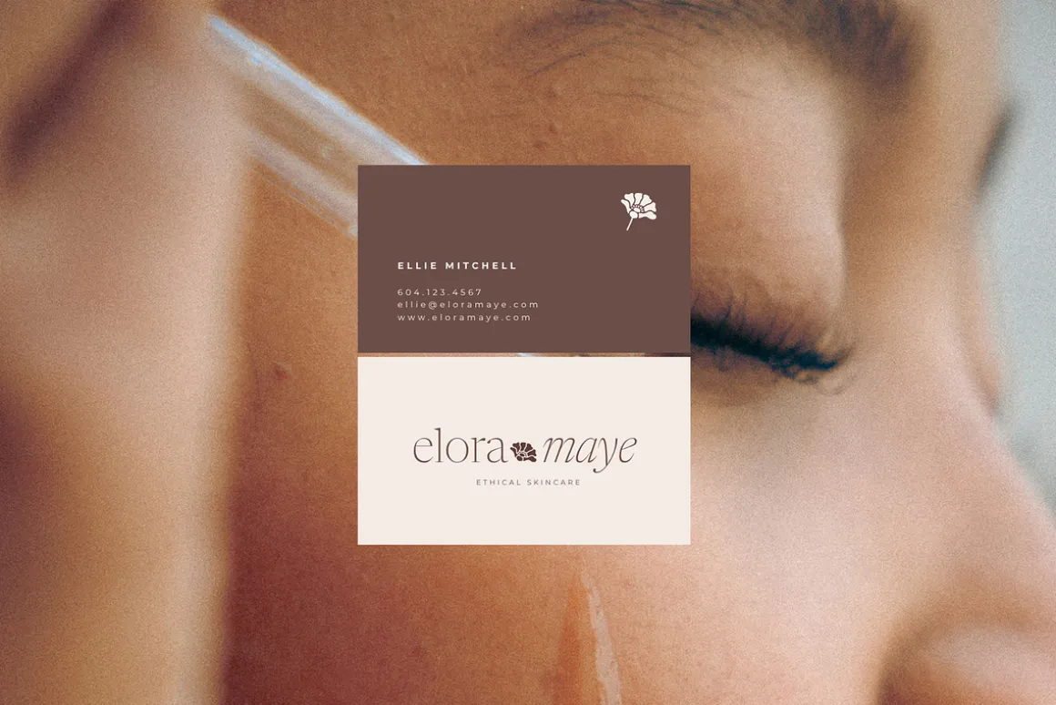 Premade Skincare Brand Kit for Canva