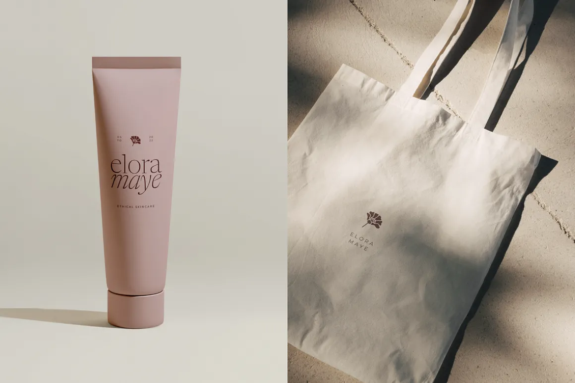Premade Skincare Brand Kit for Canva