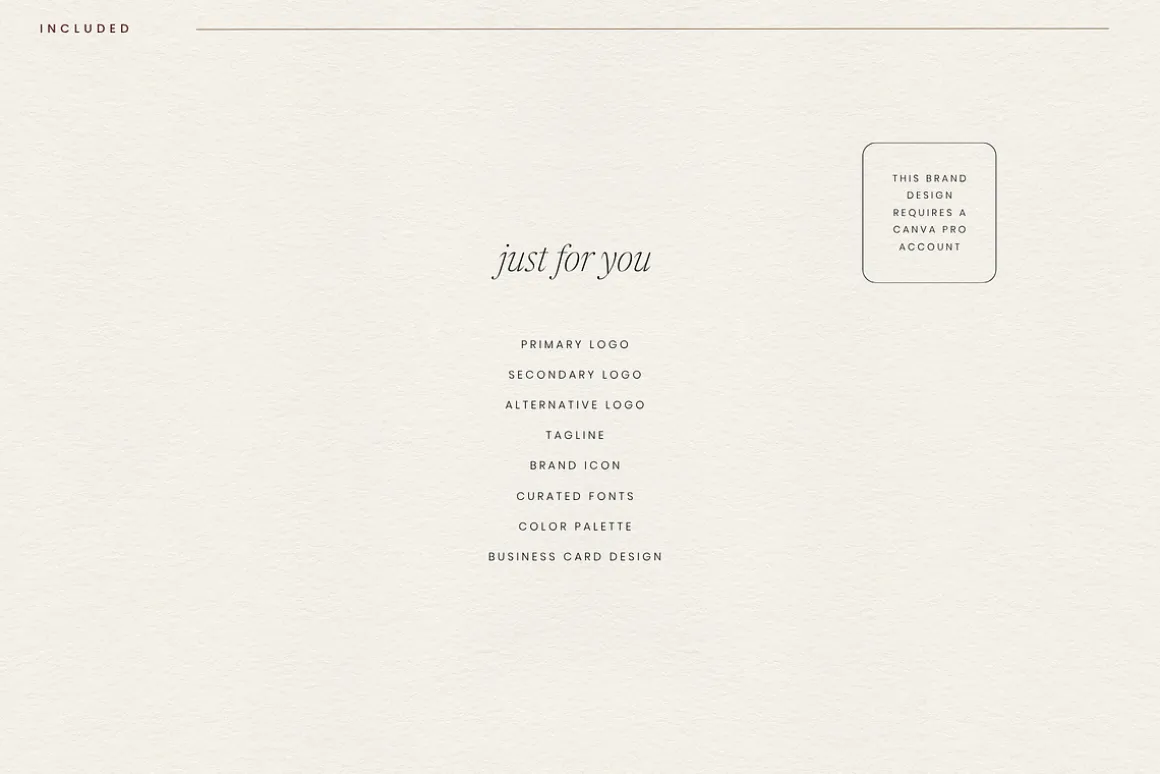 Premade Skincare Brand Kit for Canva