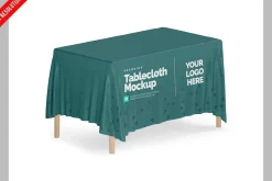 Premium Table Cover Mockup
