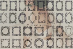 Pressed Lace Frames