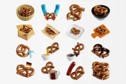 Pretzel 3D Icon Set
