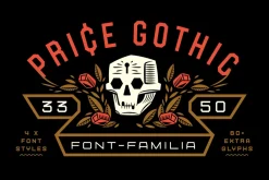 Price Gothic Font Family