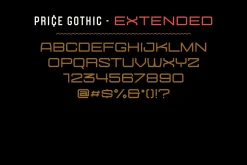 Price Gothic Font Family