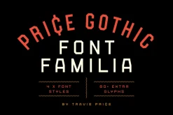 Price Gothic Font Family