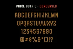 Price Gothic Font Family
