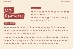 Prickly Pear Desert Handwriting Font