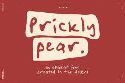 Prickly Pear Desert Handwriting Font