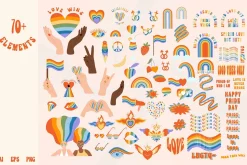 Pride Vibes - pride month set