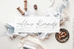 printed moments//modern casual font