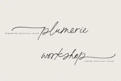 printed moments//modern casual font