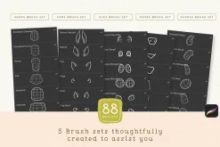 Procreate Character Drawing Toolkit