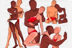 Procreate couple poses anatomy brush