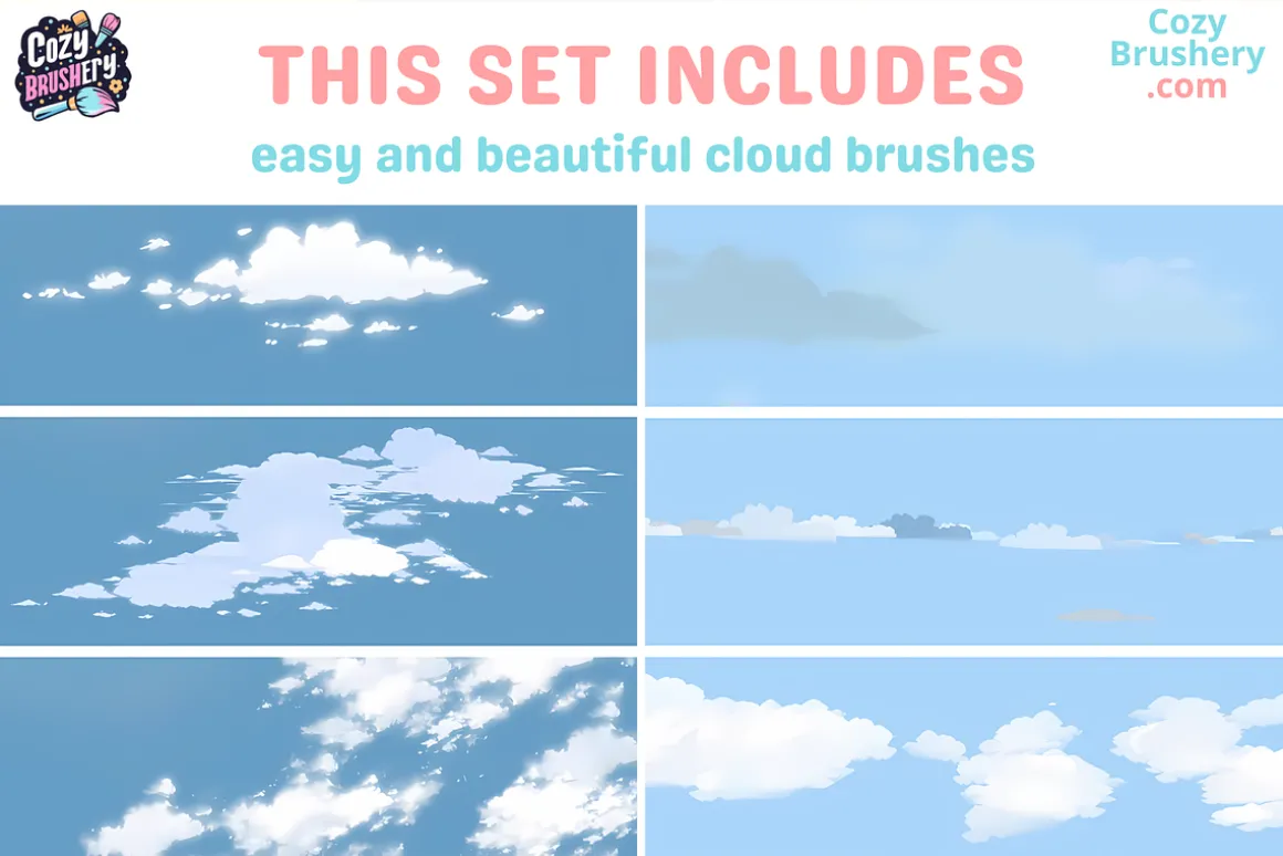 Procreate Ghibli Nature Brushes