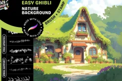Procreate Ghibli Nature Brushes