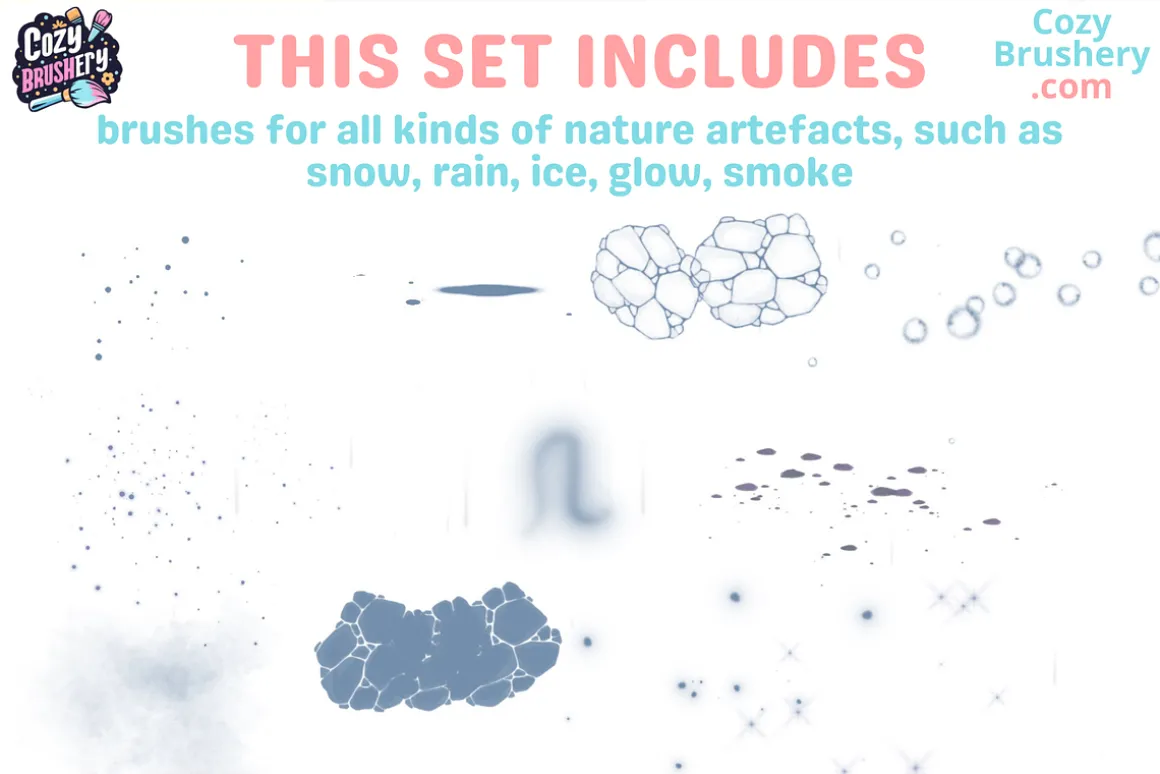 Procreate Ghibli Nature Brushes